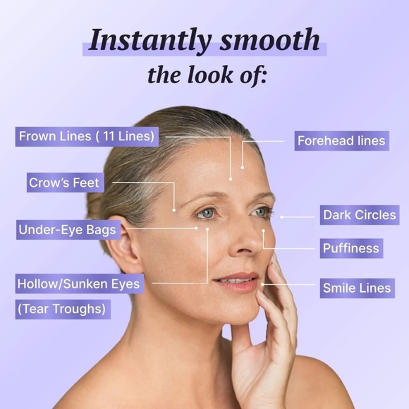 New! Eye Tightening Cream, 20 ml tube, comes w/ brush + FREE Collagen Eye Patch! - Picture 2 of 7